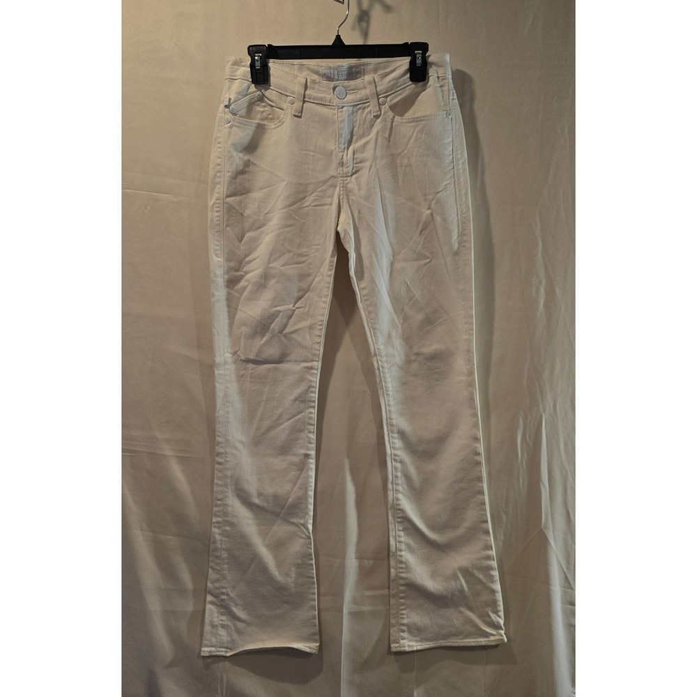Rock Republic Kasandra White Bootcut Jeans Embellished‎ Size 8 Medium